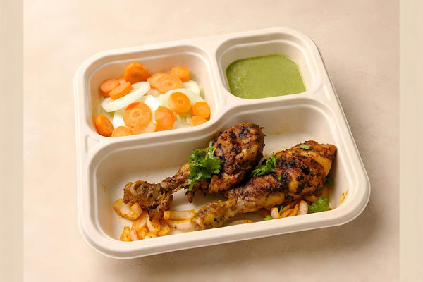 Grilled Chicken Leg Piece Bowl