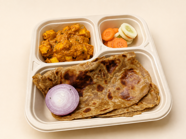 Paneer · Veg Roti Bowl